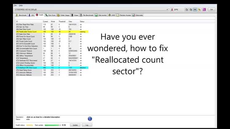 Reallocated sector count сколько допустимо Reallocated sector count сколько допустимо