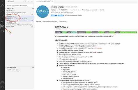 Rest client vs code как пользоваться