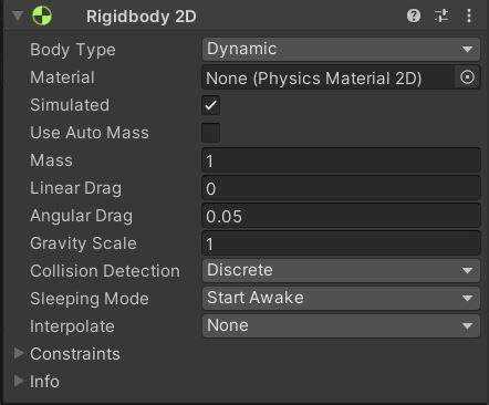 Применение силы и импульсов к Rigidbody2D