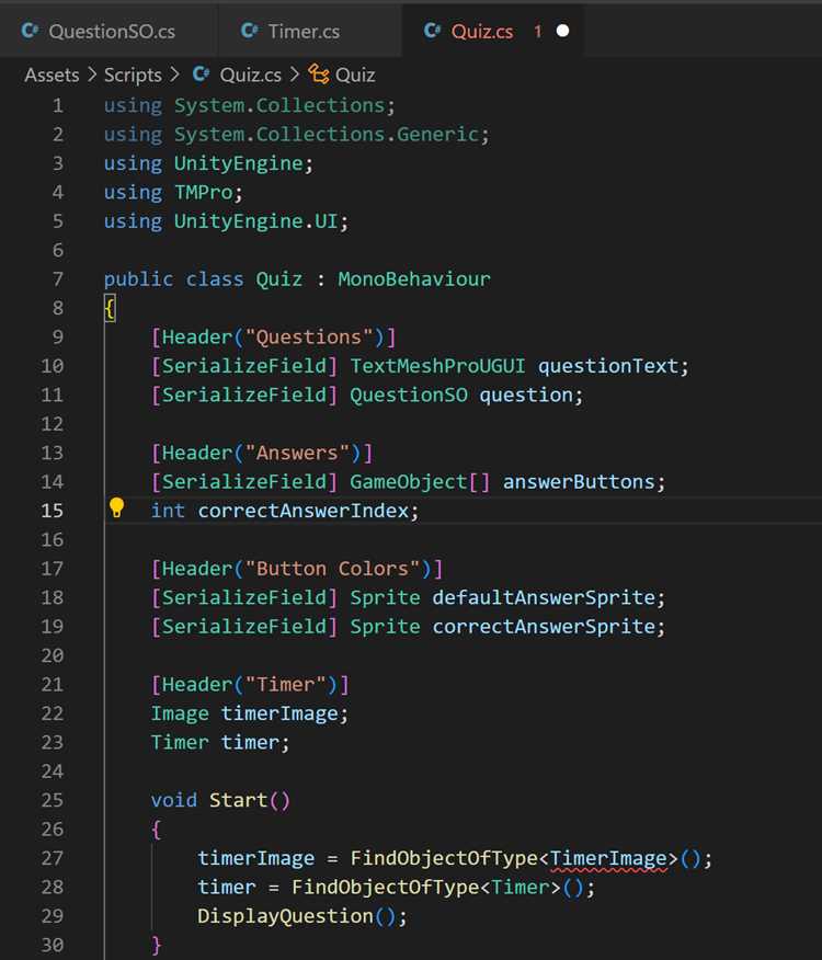 Использование SerializeField в сочетании с атрибутами Unity для настройки инспектора
