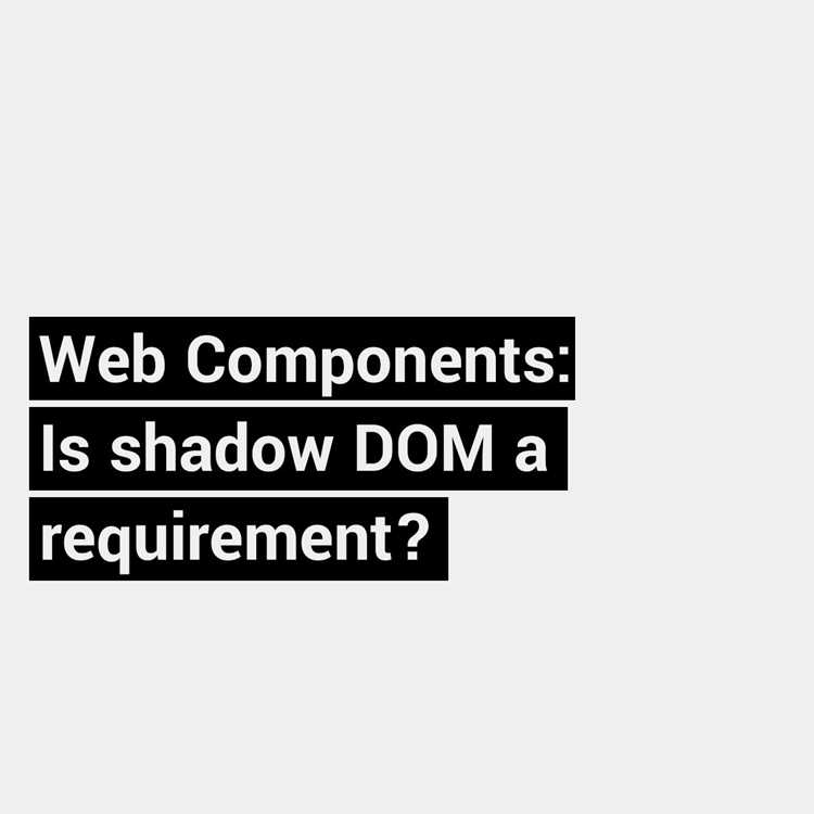 Чем Shadow DOM отличается от обычного DOM дерева