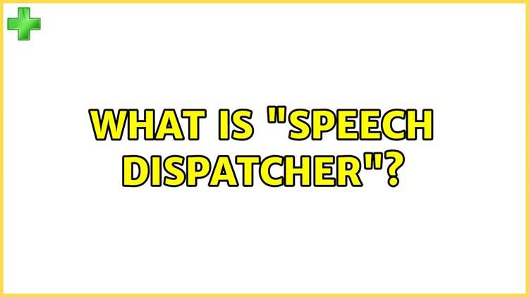 Использование Speech Dispatcher для уведомлений и сигналов системы