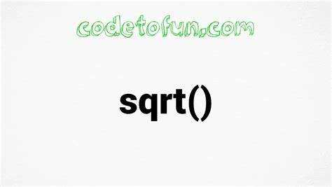 Проверка корректности результата при вычислении sqrt(c)