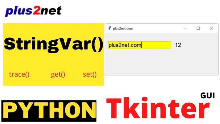 Получение и установка значения StringVar