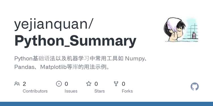 Summary python что это
