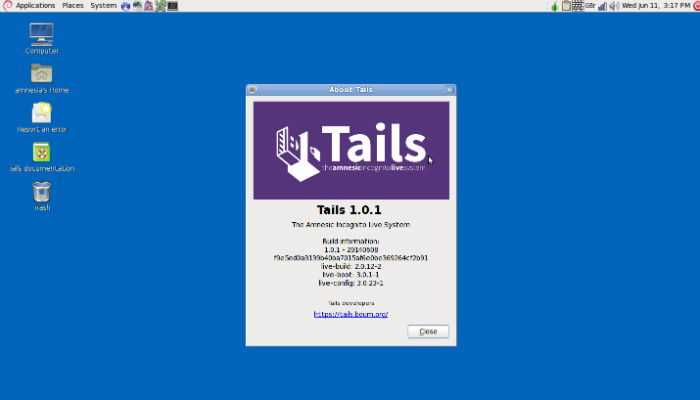 Использование Tails для анонимного серфинга