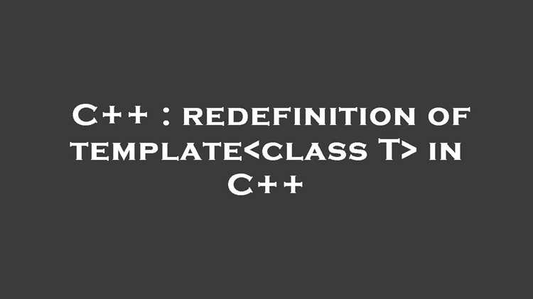 Template class t c что это Template class t c что это