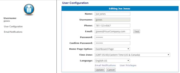 Какие параметры обычно хранятся в user config
