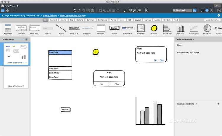 Создание структуры интерфейса с помощью Balsamiq