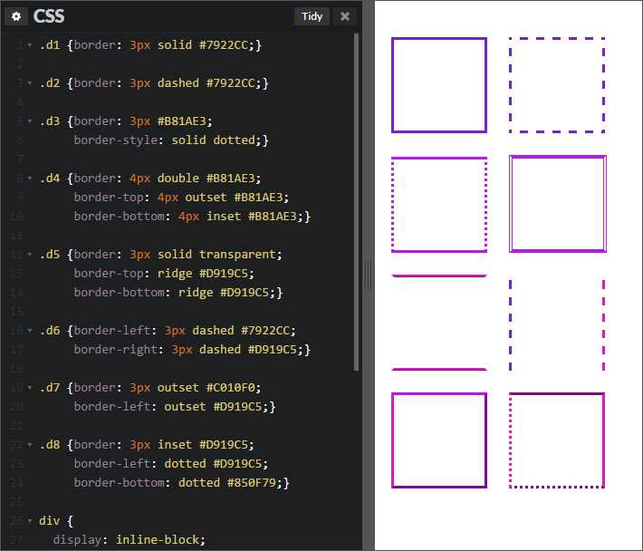 Что такое border-top в CSS и как его использовать