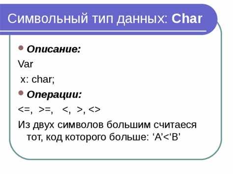 Char это какой тип Char это какой тип