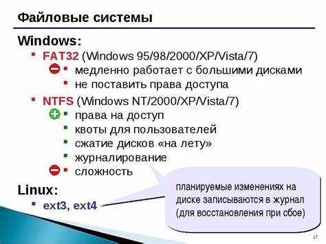 Преимущества и недостатки NTFS для хранения данных