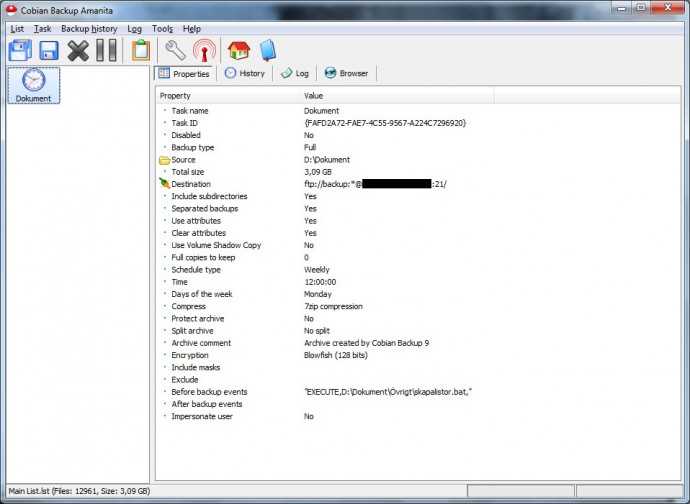 Как установить и первично настроить Cobian Backup 11 Gravity на Windows