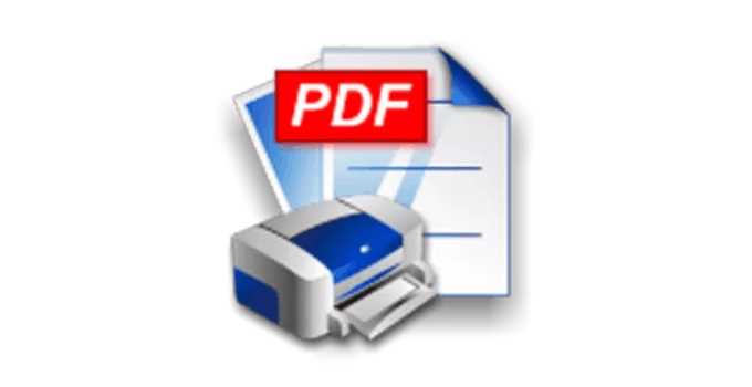Процесс создания PDF через диалог печати в CutePDF Writer