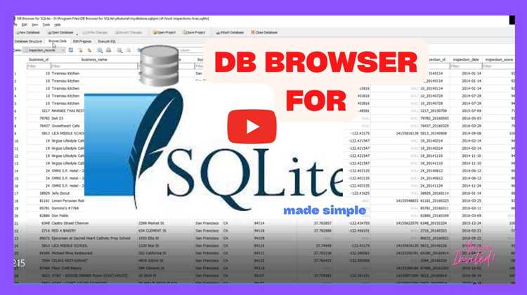Db browser for sqlite как пользоваться Db browser for sqlite как пользоваться