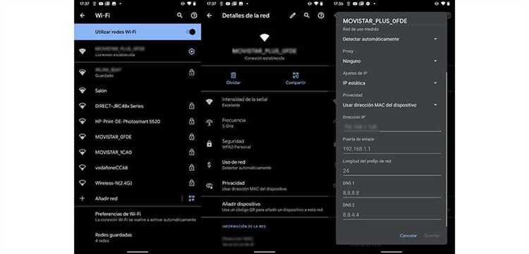 Сброс DNS через настройки Wi-Fi