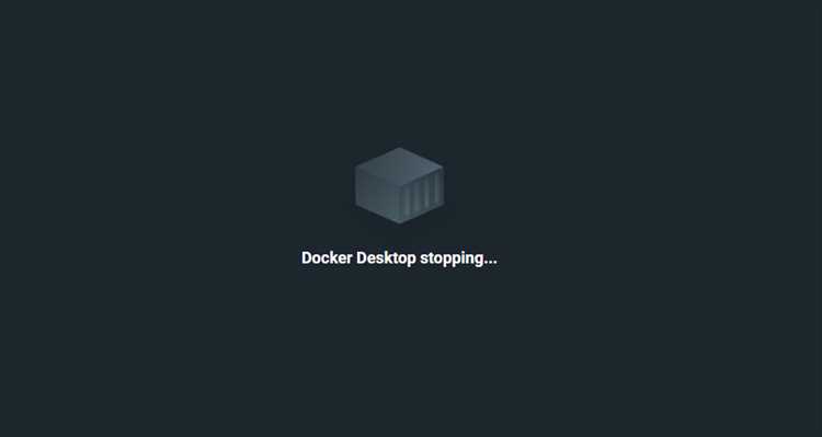 Docker desktop is shutting down что делать Docker desktop is shutting down что делать