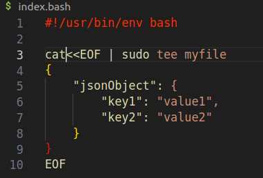 Eof bash что это Eof bash что это