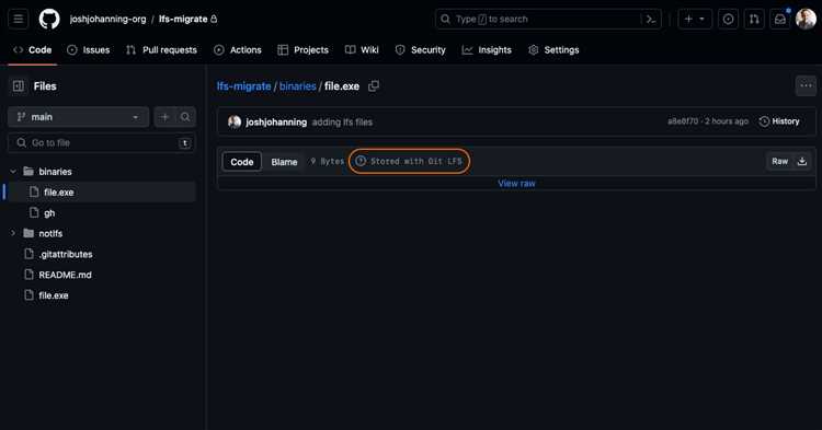 Добавление файлов под управление LFS с помощью .gitattributes