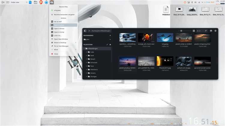 Функции базового редактирования изображений внутри Gwenview