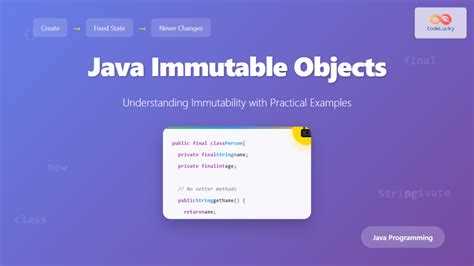 Immutable в Java: определение и примеры использования