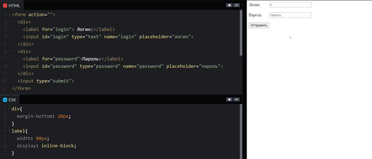 Типовые примеры class для input в формах