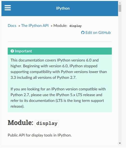 Ipython display что это