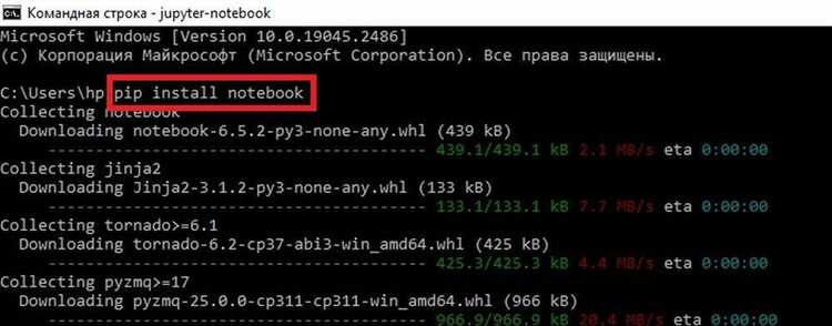 Навигация и запуск файлов через файловый браузер Jupyter