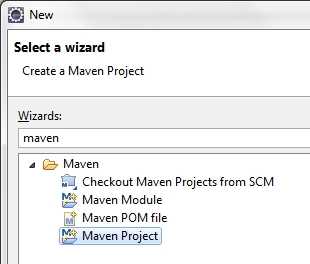 Конфигурация архетипа Maven в файле pom.xml