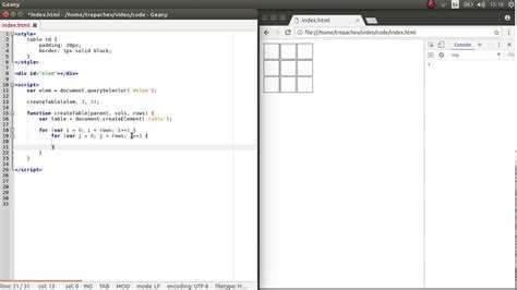 Создание элемента строки через createElement