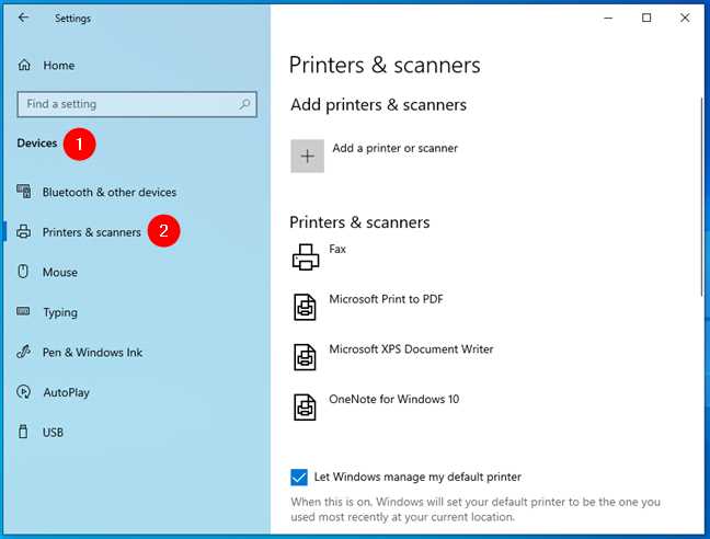 Как добавить usb порт для принтера win 10