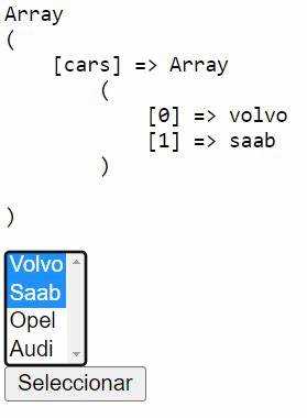Как формируется атрибут value у option и что передаётся в PHP