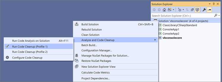 Как отформатировать код в visual studio Как отформатировать код в visual studio