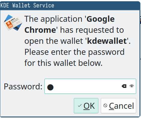 Возможные проблемы после отключения KWallet и их решение