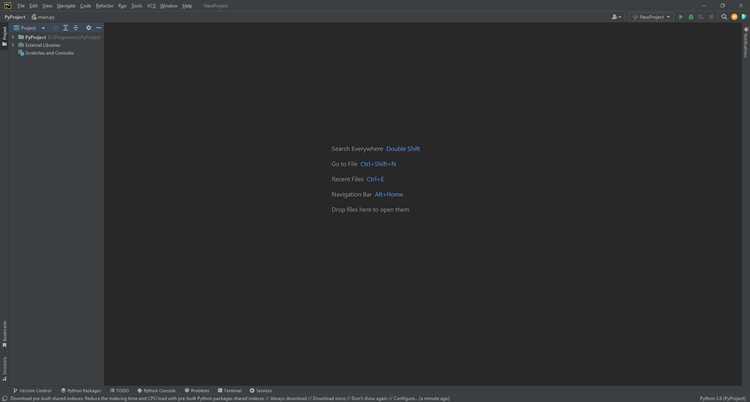 Переключение между открытыми окнами и проектами