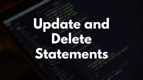 Понимание риска изменений данных при UPDATE