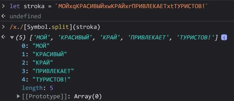 Как перевернуть строку с помощью встроенных методов массива