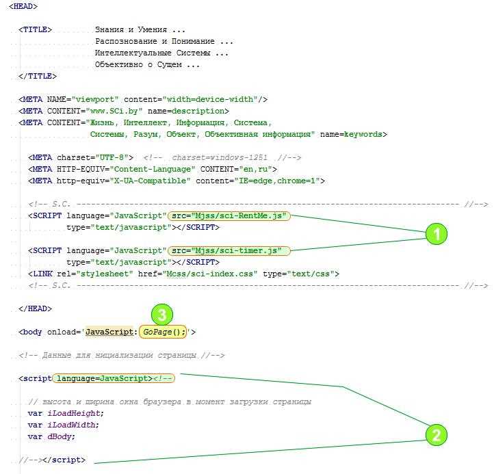 Встраивание JavaScript прямо в HTML с помощью тега <script>