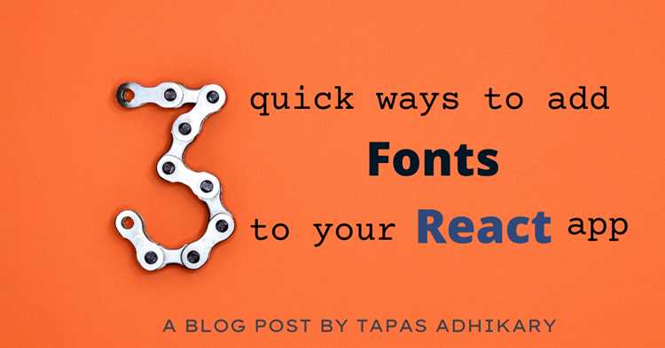 Использование Google Fonts в React