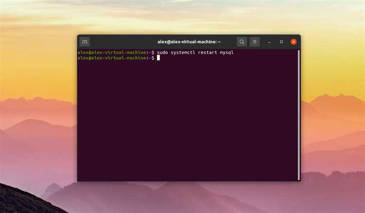 Установка и запуск сервера MySQL в Ubuntu через терминал
