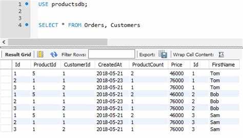 Как посмотреть связи таблиц sql