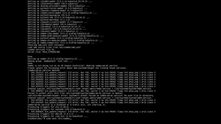 Ручное монтирование сетевой папки через команду mount