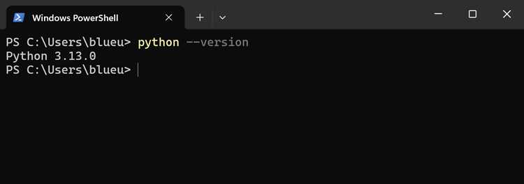Проверка добавления Python в системный PATH