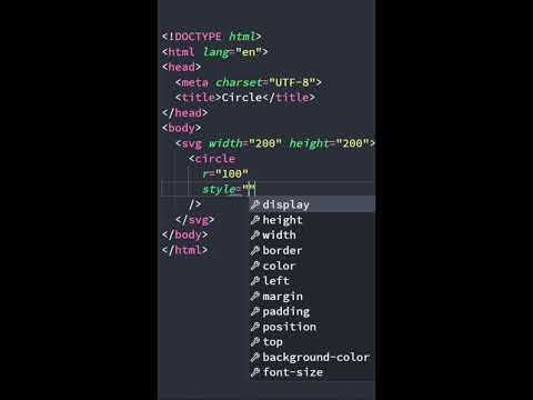 Как сделать круг в html Как сделать круг в html
