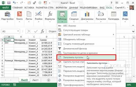 Ошибки при создании пустых ячеек и их исправление