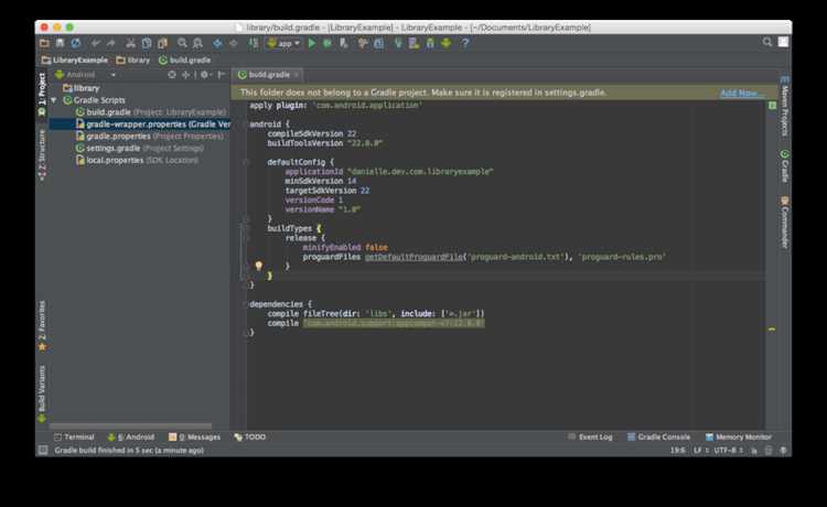 Как синхронизировать проект в android studio