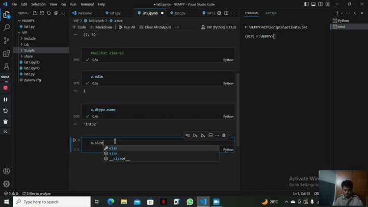 Устранение типовых ошибок при установке NumPy в Visual Studio