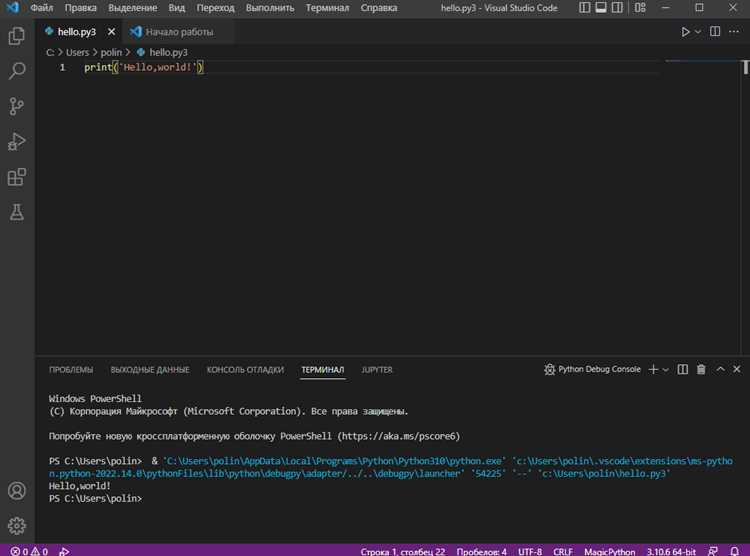 Настройка интеграции Python с IDE и редакторами кода