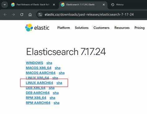 Проверка версии в конфигурационных файлах Elasticsearch