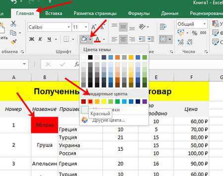 Как выделить ячейку цветом если выполняется условие Как выделить ячейку цветом если выполняется условие